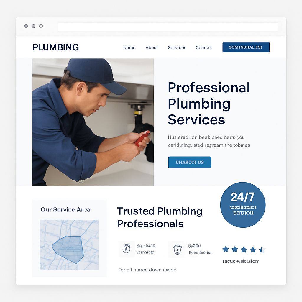 Pacific Plumbing Co. website design